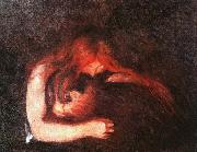 Edvard Munch Vampire. oil painting reproduction